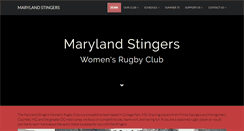 Desktop Screenshot of marylandstingers.org